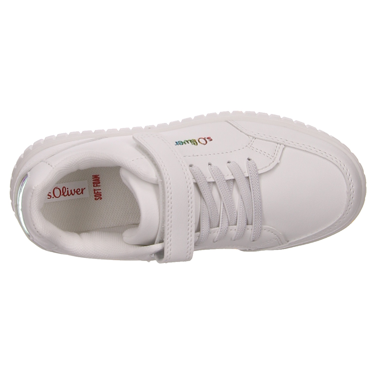 s.Oliver Klettschuh weiß weiss/weiss kombi