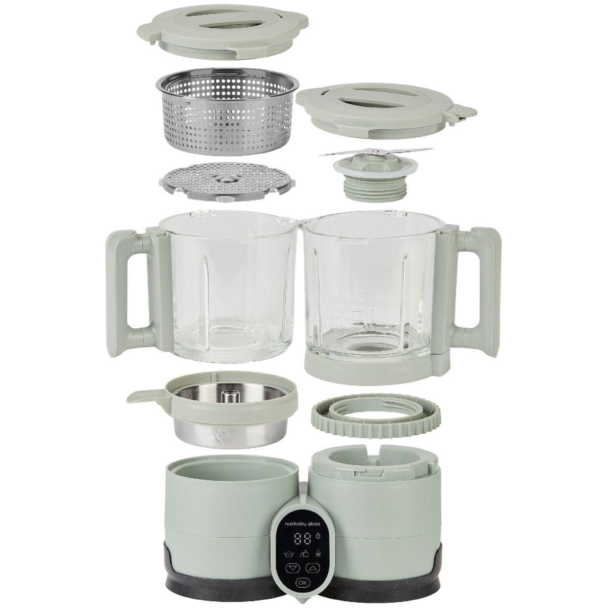 BabymoovBabymoov   Nutribaby Glass Celadon