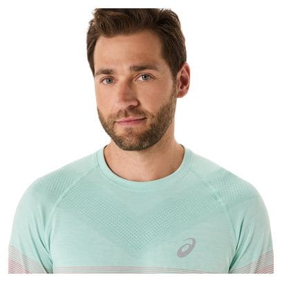 Maillot manches longues Asics Seamless Rouge/Vert Homme