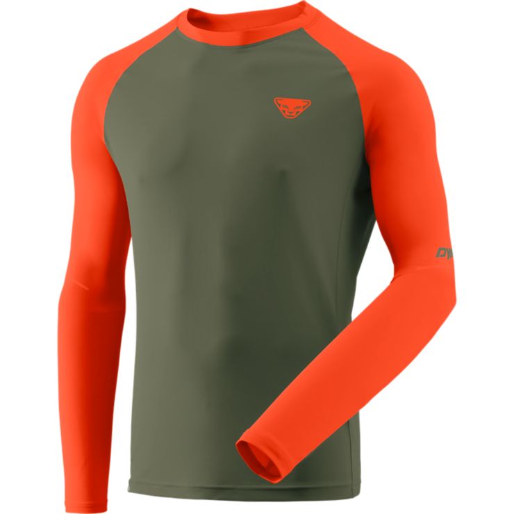 DynafitAlpine Pro Longsleeve Tee - oliv