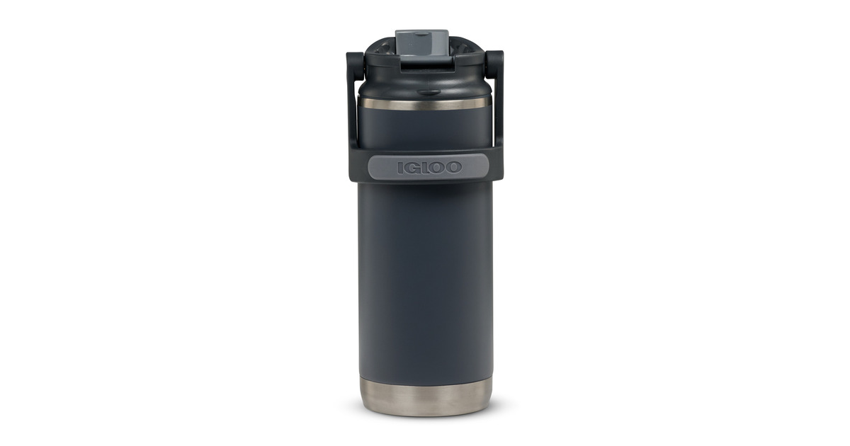 IglooFlip ‘n’ Sip Tumbler 16 oz, 0,47 liter drinkfles  (Carbon)
