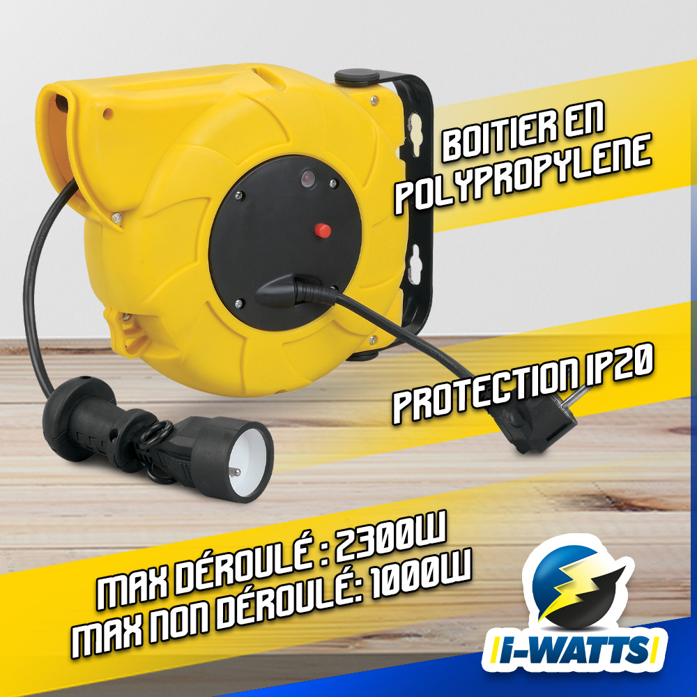Enrouleur électrique automatique 20m-3g1.5-ho5