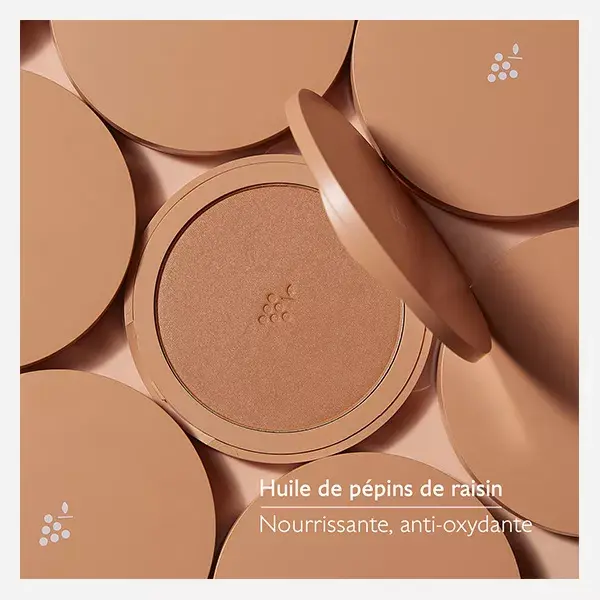 Pó bronzeador de longa duração Vinocrush da Caudalie, 8,5g