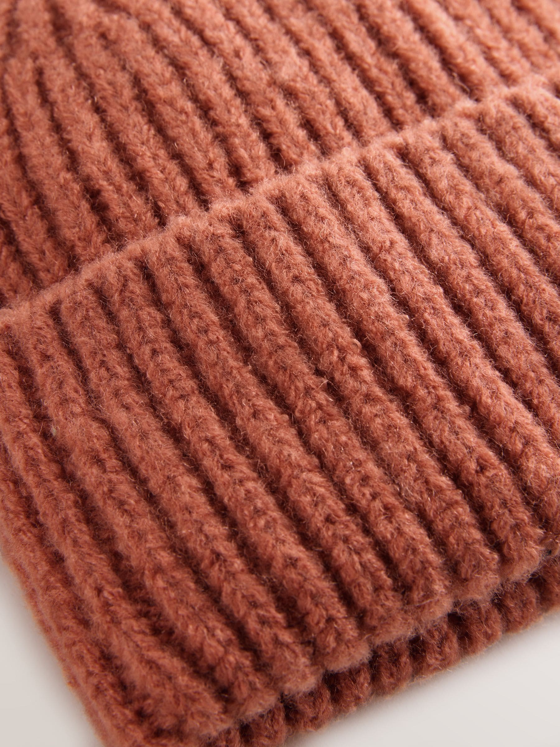 Oranje - Fluffy beanie-muts (1-16jr)