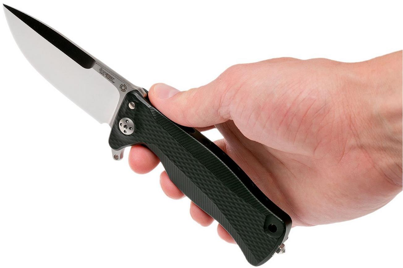 LionSteel SR11 Aluminum Black, satin blade, SR11 A BS zakmes