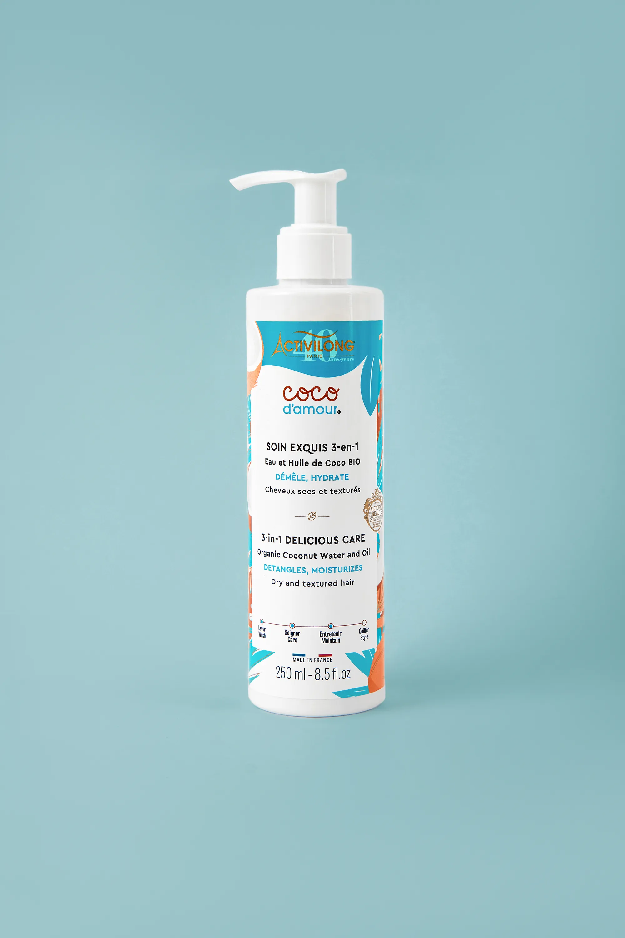 Activilong Soin exquis 3-en-1 pour cheveux secs & texturés Coco d’Amour-250 ml