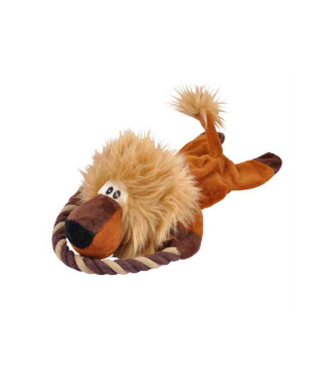 Paris Prix - Peluche Pour Chien lion 21cm Marron