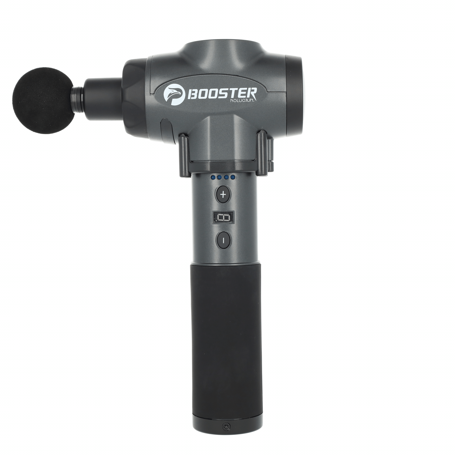 Booster E - Massage Pistole Elektronische Muskelmassagepistole zur Entspannung Massagegerät (2000mAh) - Schwarz