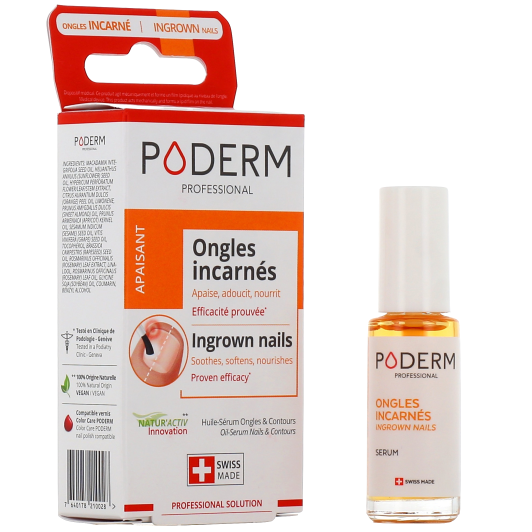 Huile-sérum apaisante ongles Poderm