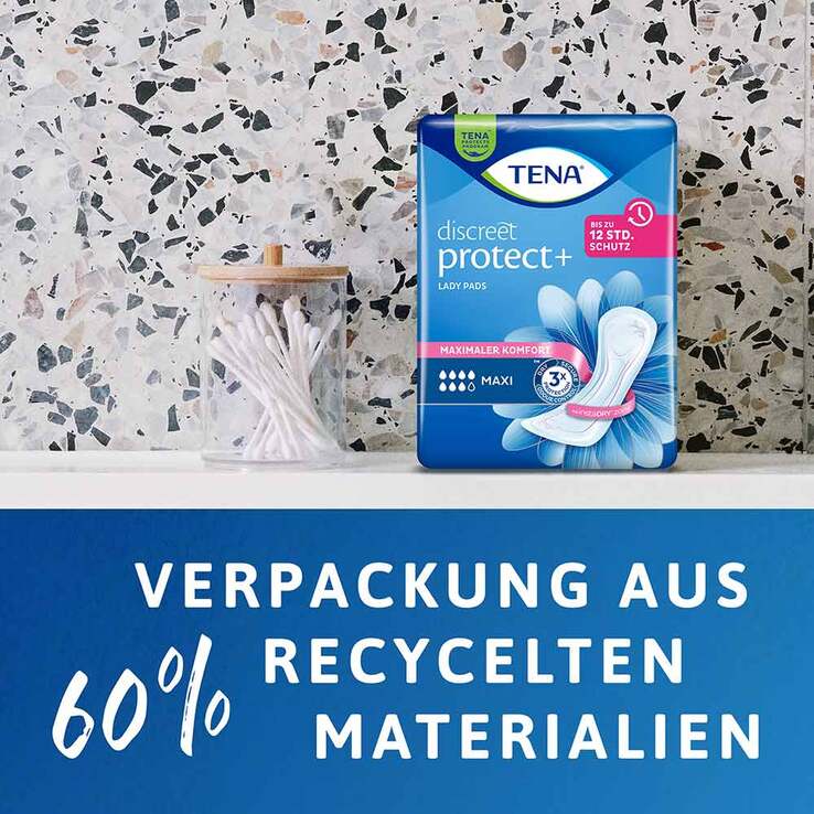 TENA® discreet Maxi Einlagen bei Inkontinenz, 12 St