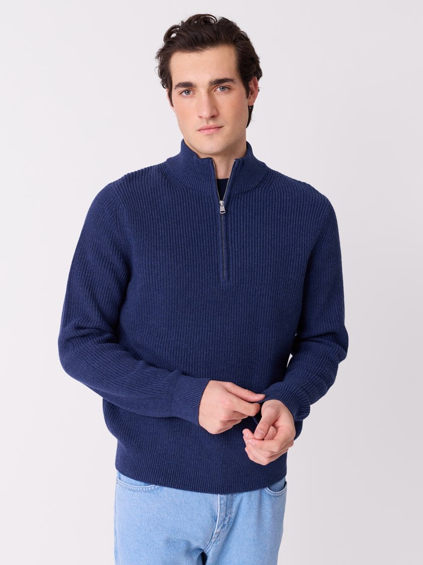 Simon zipneck Peacoat