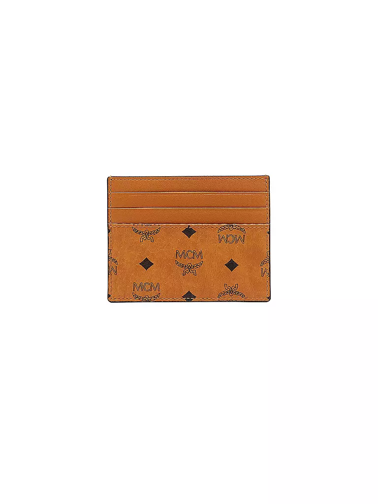 MCM Geldbörse mit Spange VERITAS VISETOS Mini hellbraun
