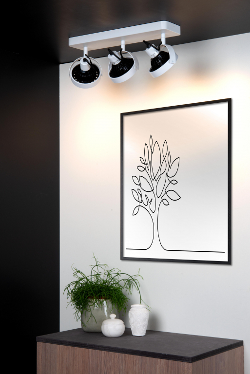 Lucide Tala 3 spot zwart