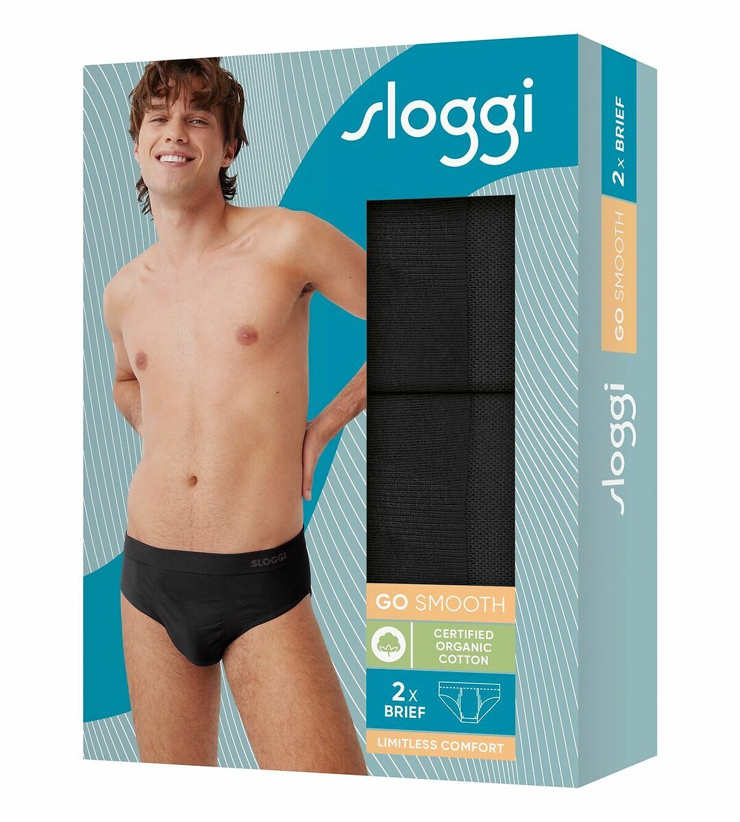 SLOGGI<br>Conjunto de 2 cuecas lisas