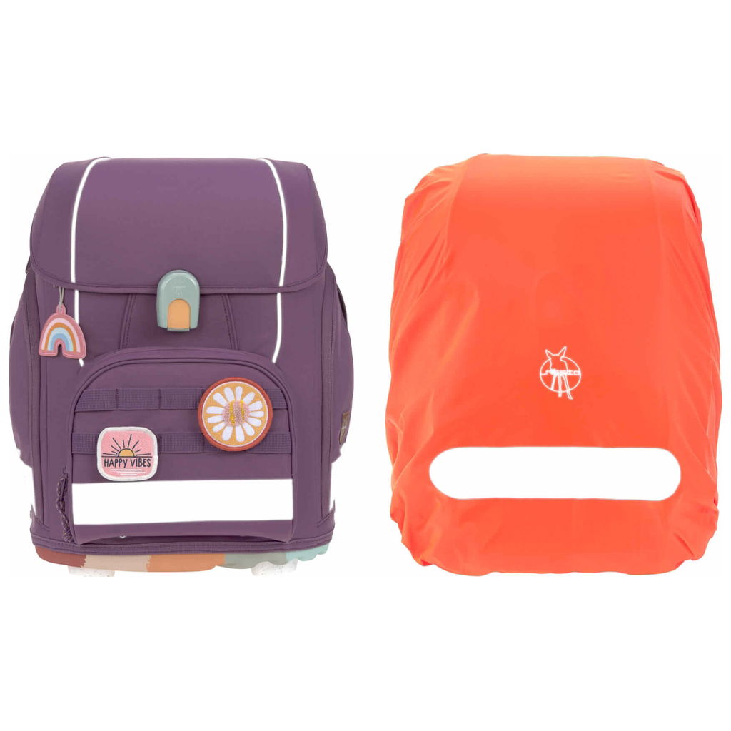 LässigLässig   BOXY Unique Schulranzenset purple