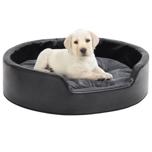 Cama vidaXL preta e cinza escuro para cães e gatos