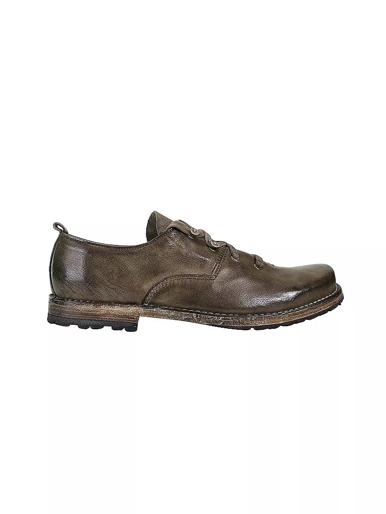 DIRNDL & BUA Trachtenschuhe Hirsch braun