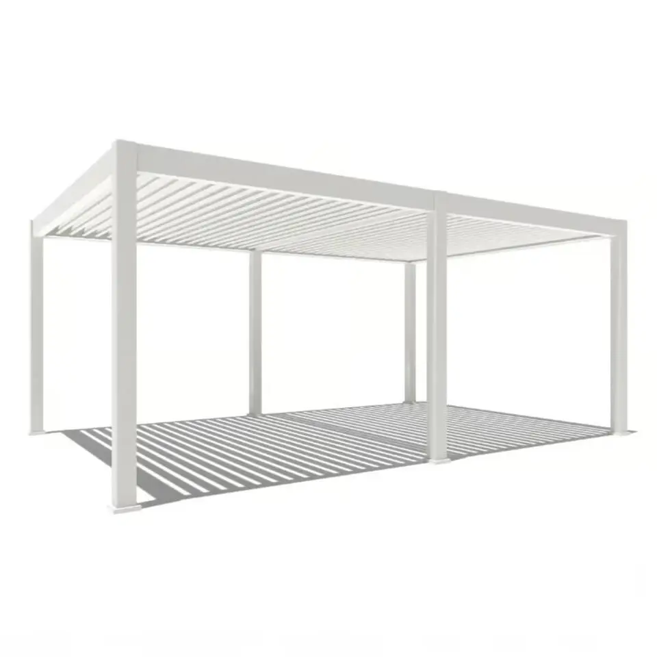 Orion Premium overkapping E-LED - 400 x 600 cm - wit