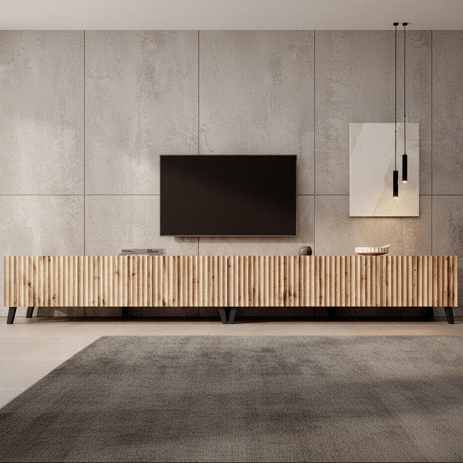 Pepinos 2 - TV-Meubel - Eiken - 300x42x44 cm