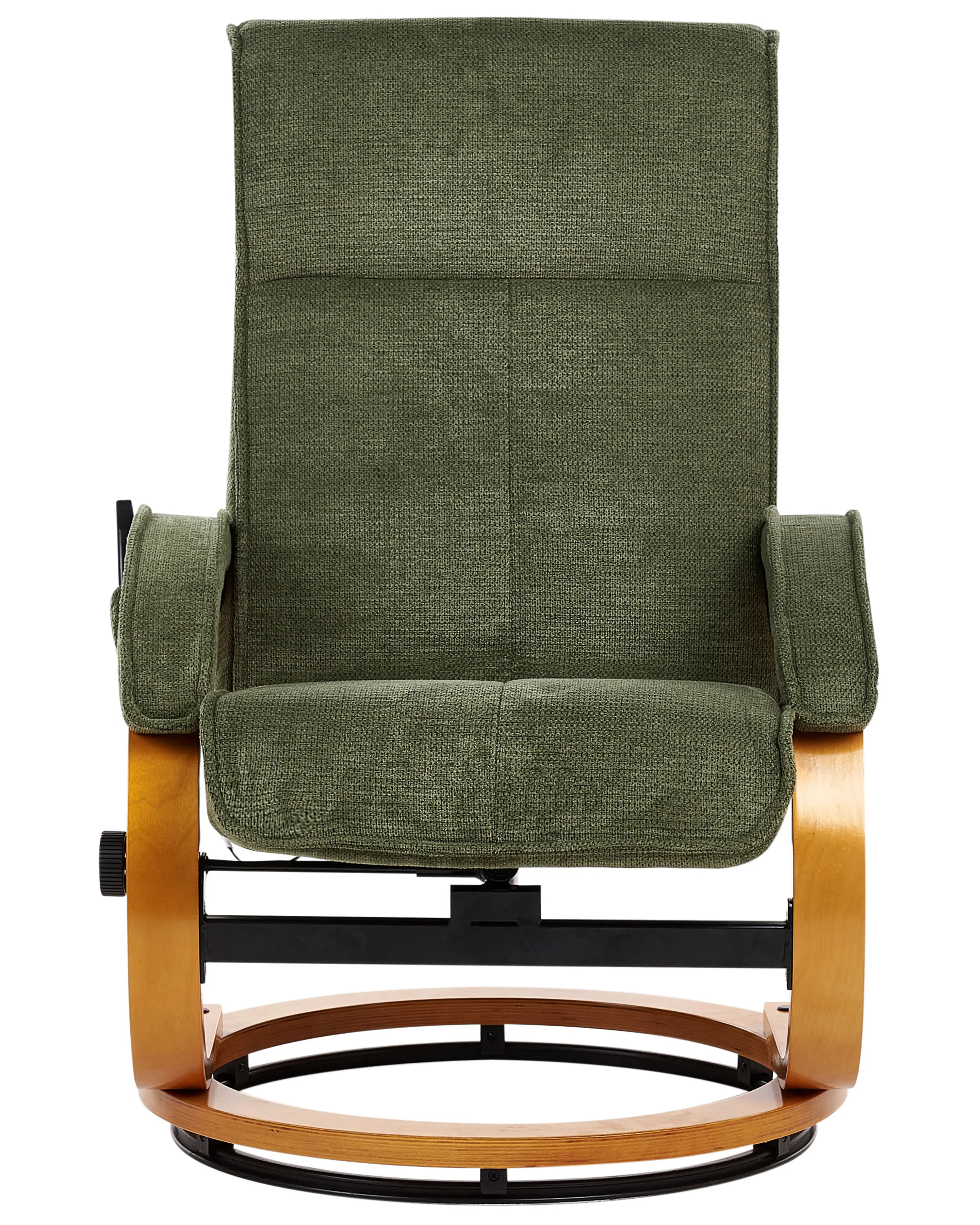 Massagestoel HERO met voetenbank Stof Groen