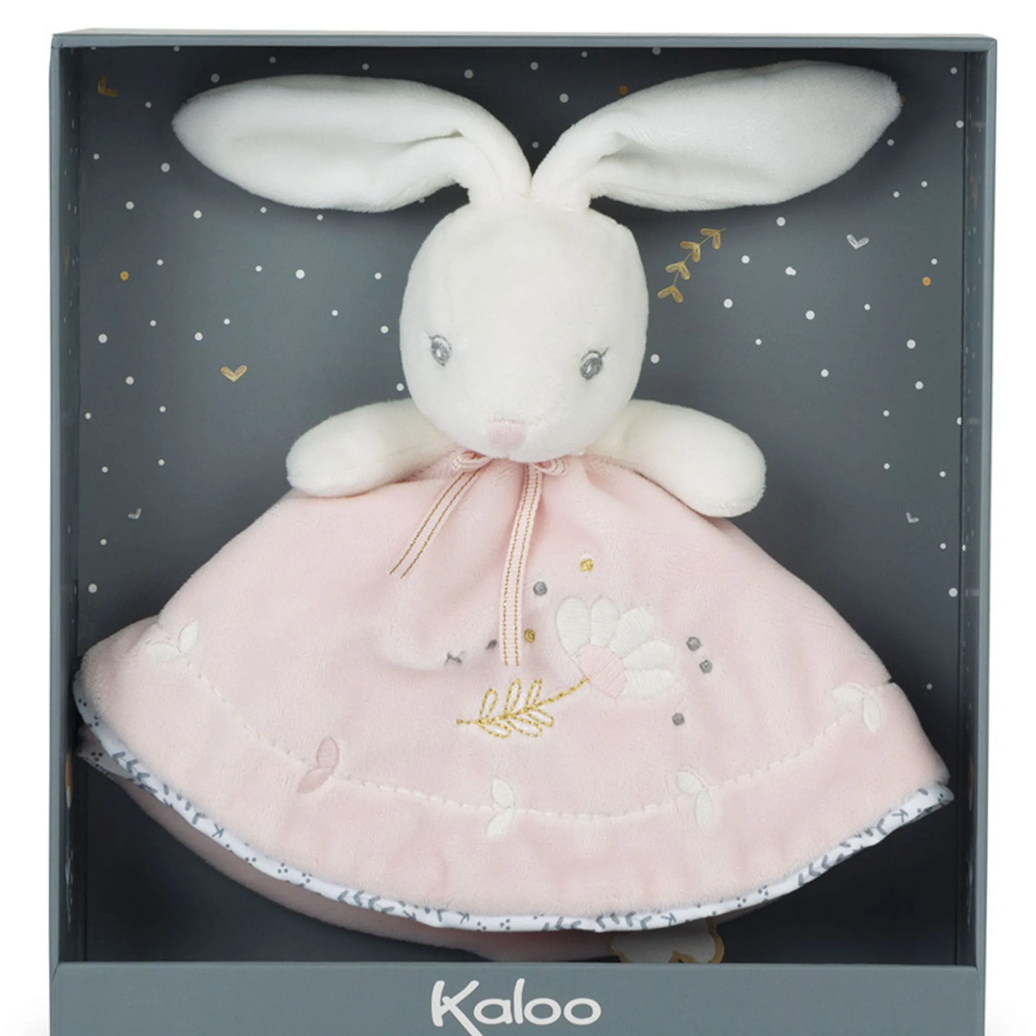 Kaloo Doudou Rond Lapin Rose
