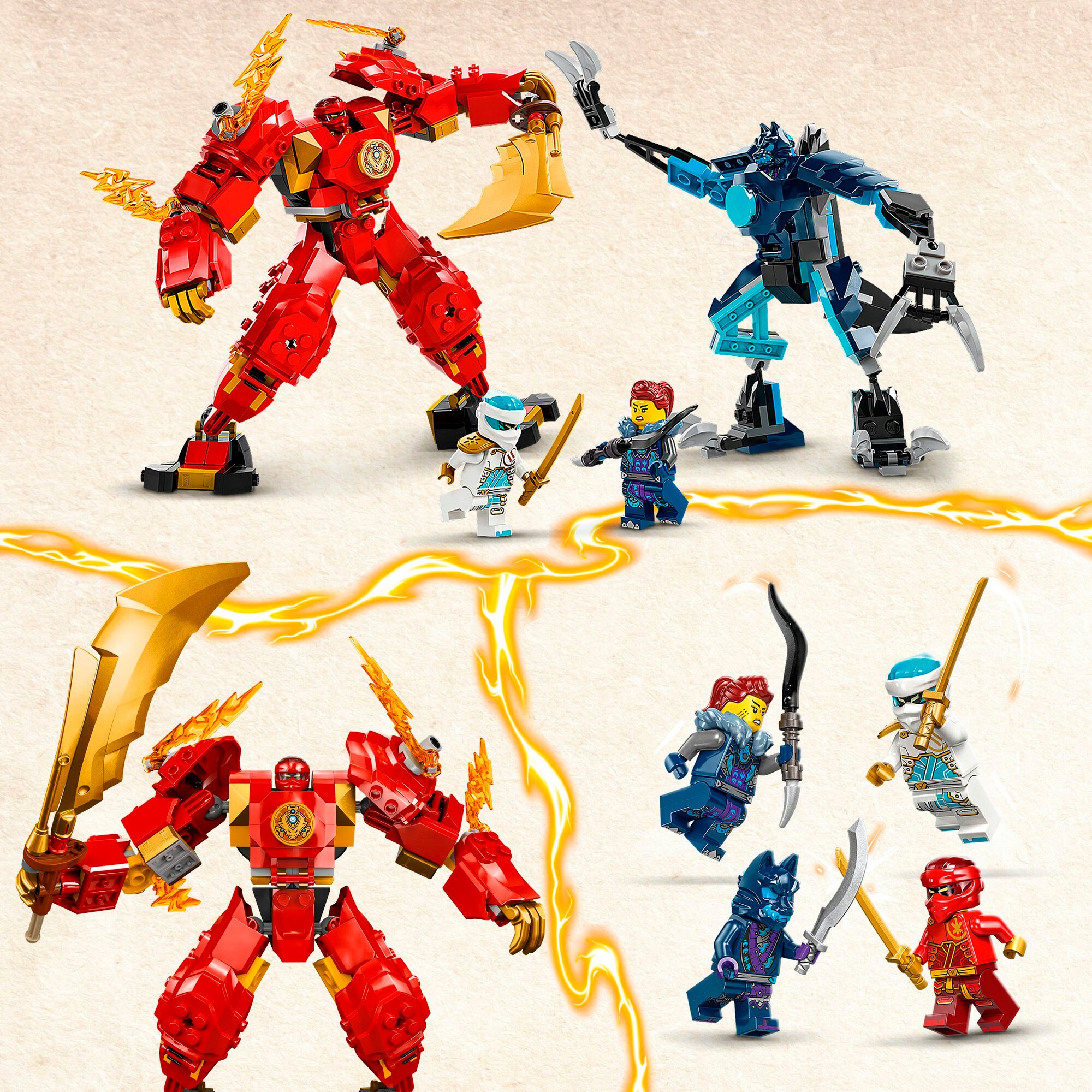 LEGO Konstruktionsspielzeug Ninjago Kais Feuermech