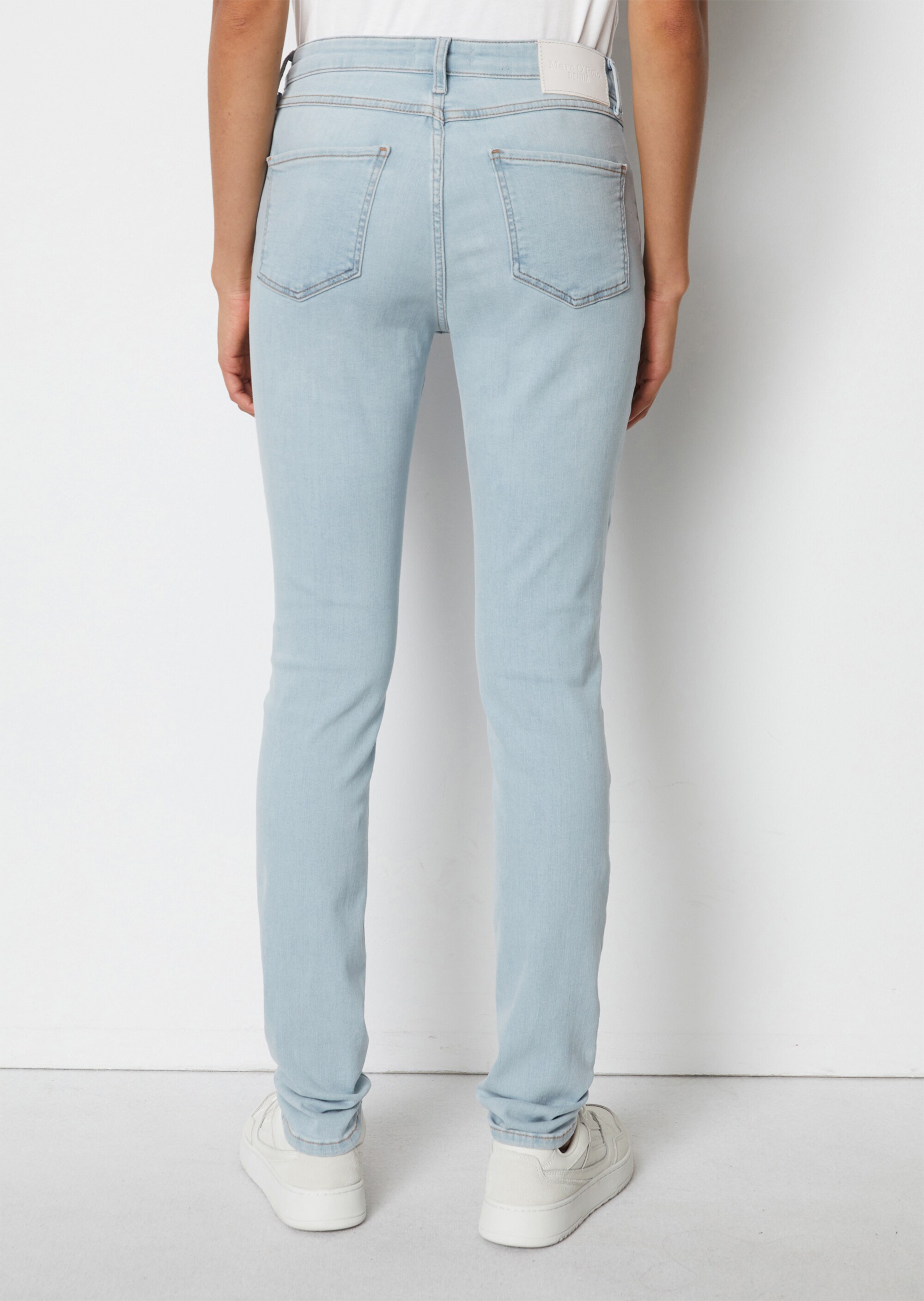 Jeans Modell KAJ skinny high waistaus stretchigem Bio-Baumwoll-Mix