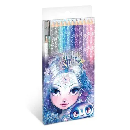 Nebulous Stars Holz-Buntstifte im 12er-Pack, 1 Packung, 4-fach sortiert