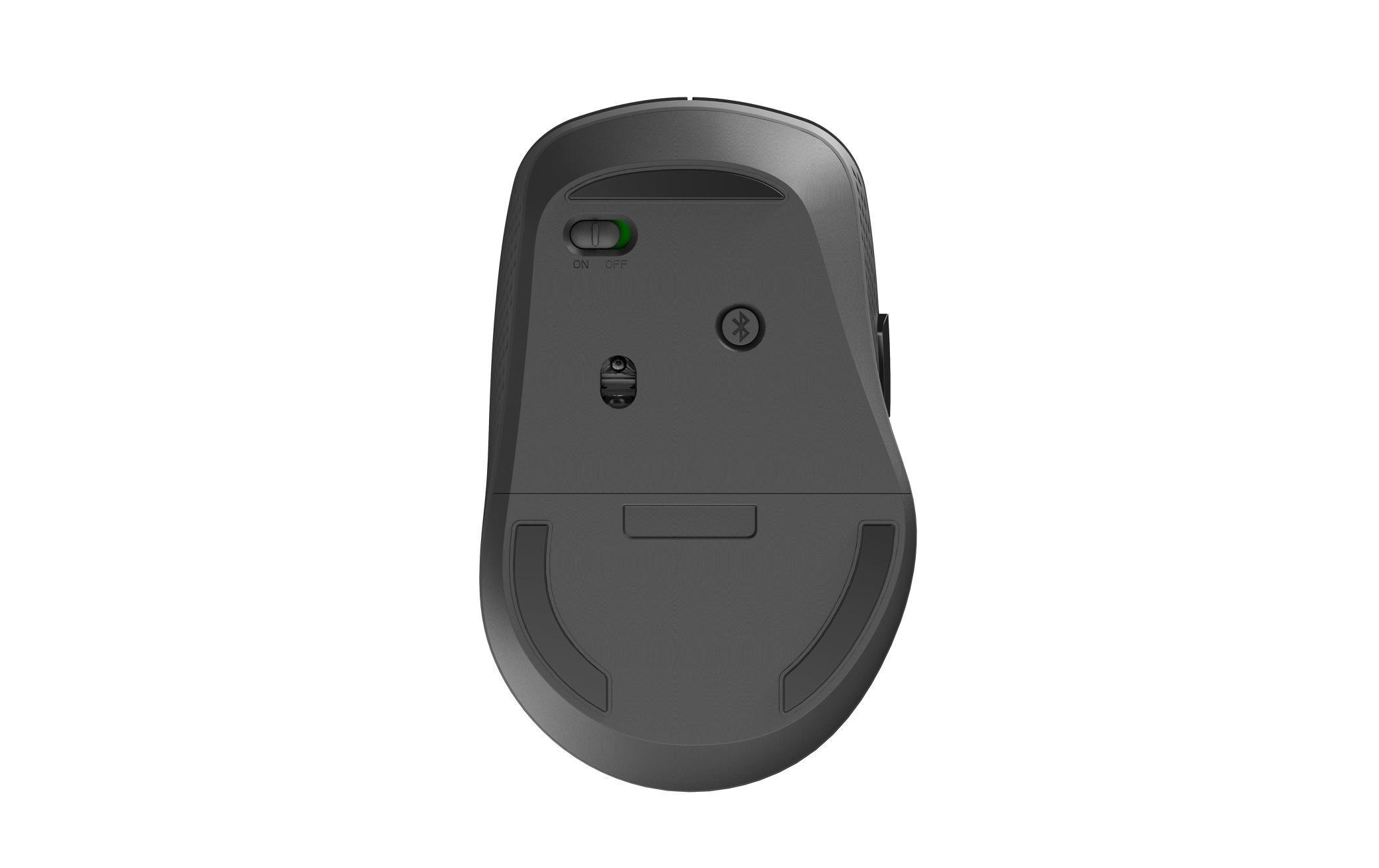 Maus M300 Silent Dark GreyKabellose Multimodus-Maus