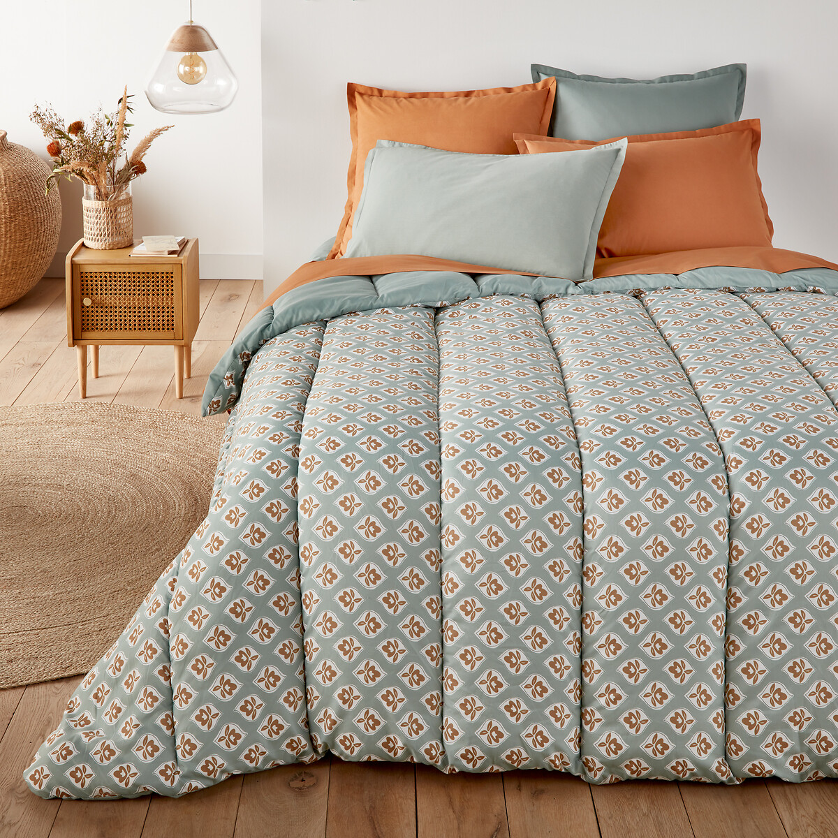 LA REDOUTE INTERIEURS<br>Edredão de microfibra estampado, Cilou