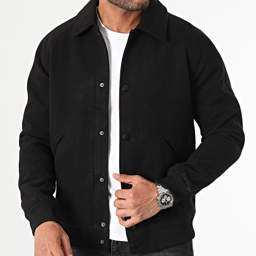 Veste Effet Laine 0324 Noir