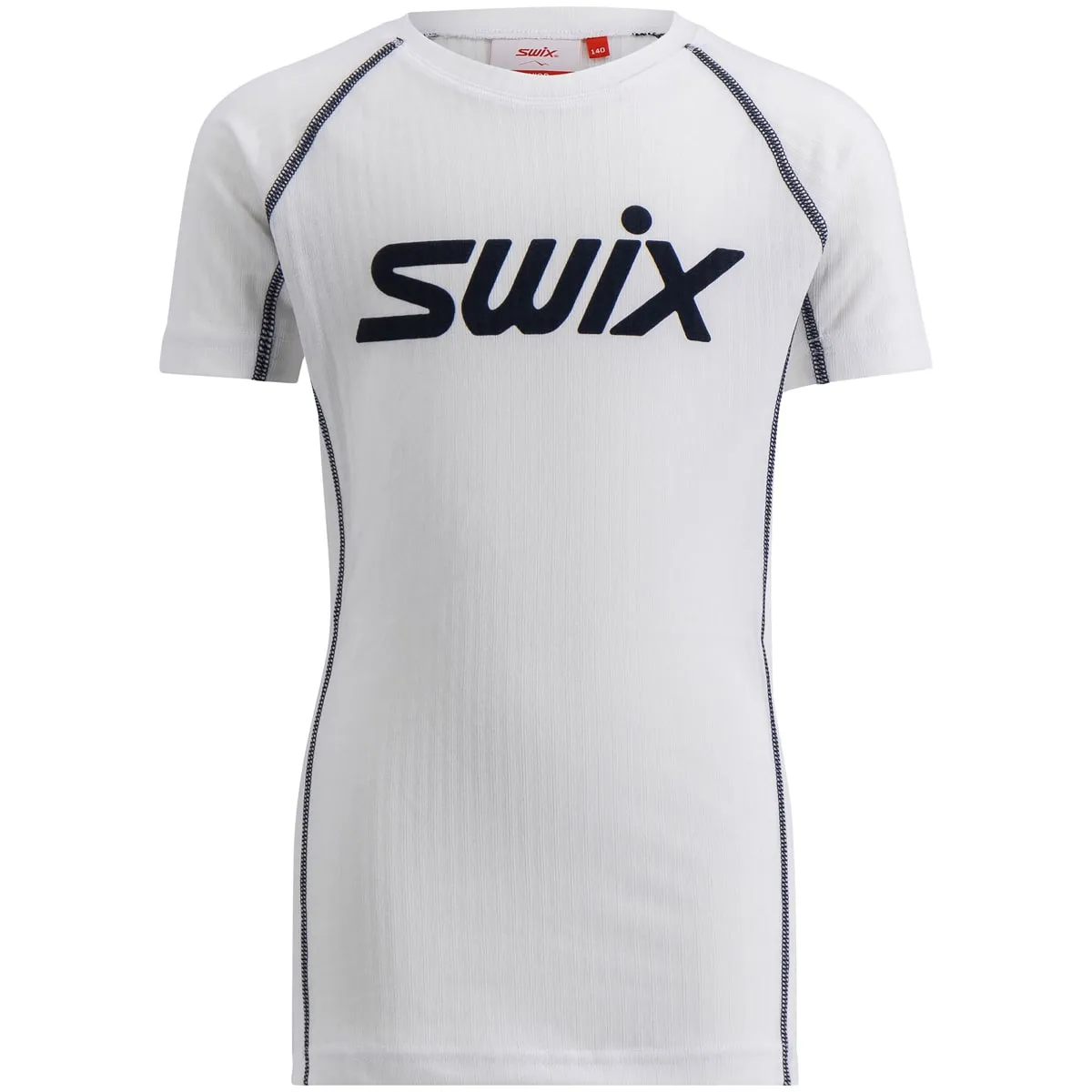 Swix Racex Classic Short Sleeve Jr Bright White/ Dark Navy