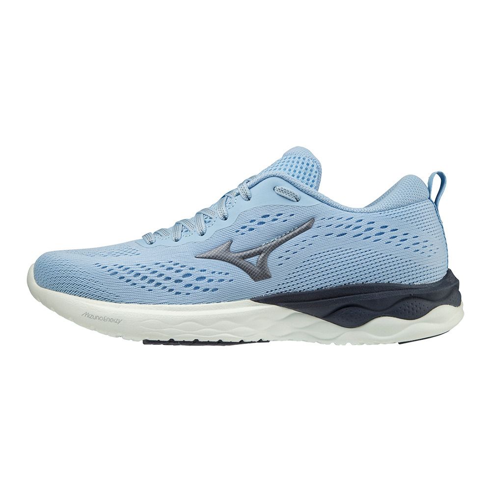 Mizuno WAVE REVOLT 2 - Chaussures running Femme placidb/metallicg/polarn