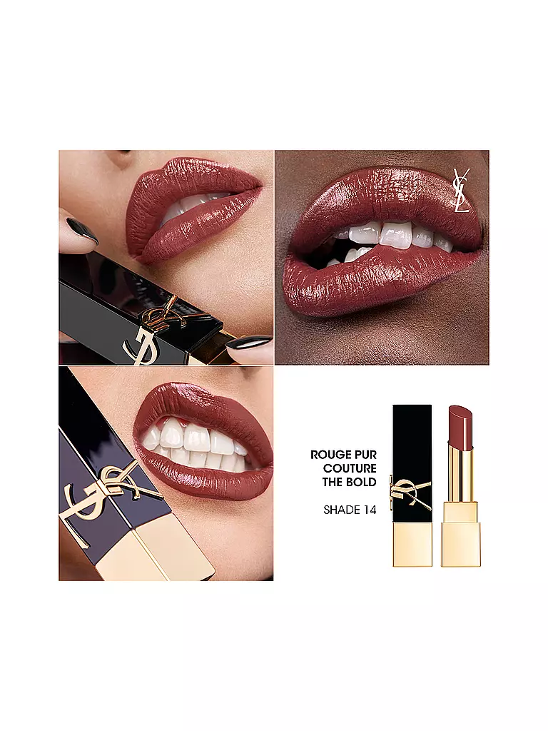 YVES SAINT LAURENT Lippenstift - Lippenstift - Rouge Pur Couture The Bold ( 14 ) dunkelrot