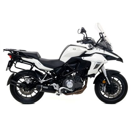 Silencieux Arrow Race tech Alu Dark embout carbone - Noir