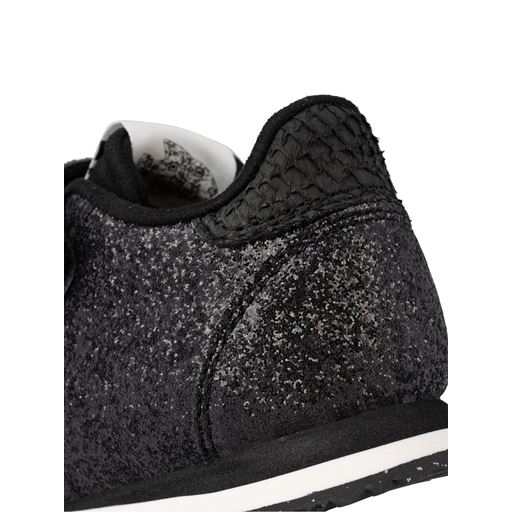Woden Ydun Allover Glitter Sneakers, Black, 34