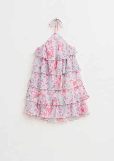 Jurk met ruffles assorti (ASSOR)