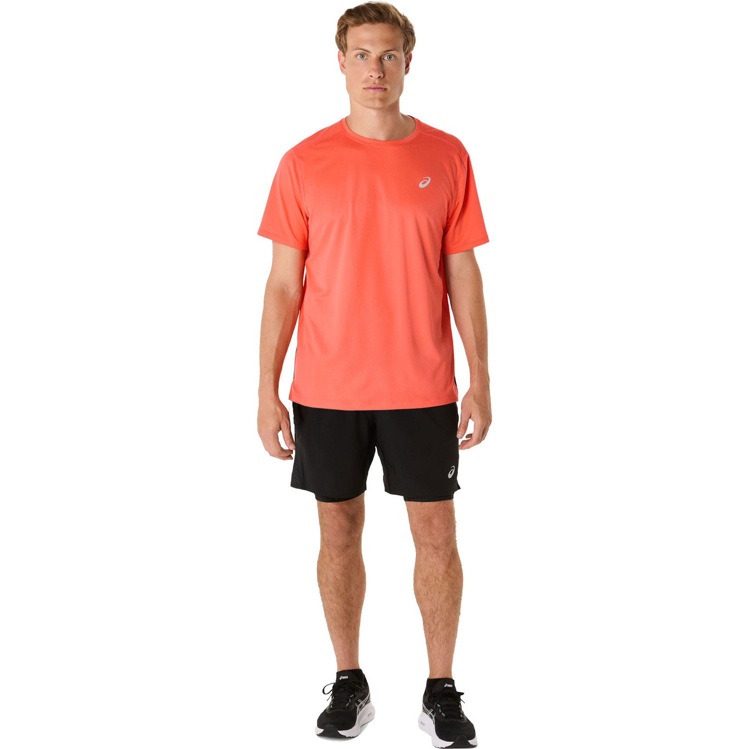 ASICS Shirt Short 2in1 Set Heren