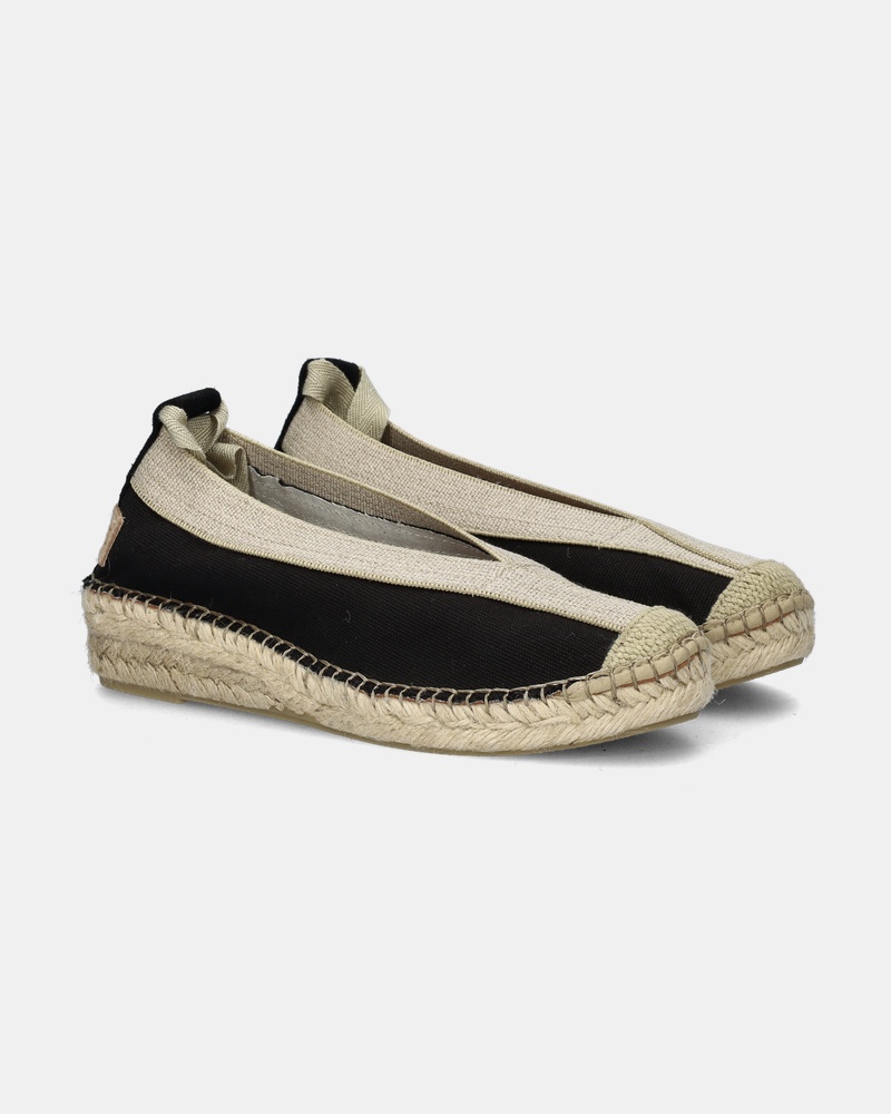 Shabbies Amsterdam Palma Kimono Espadrilles  - zwart