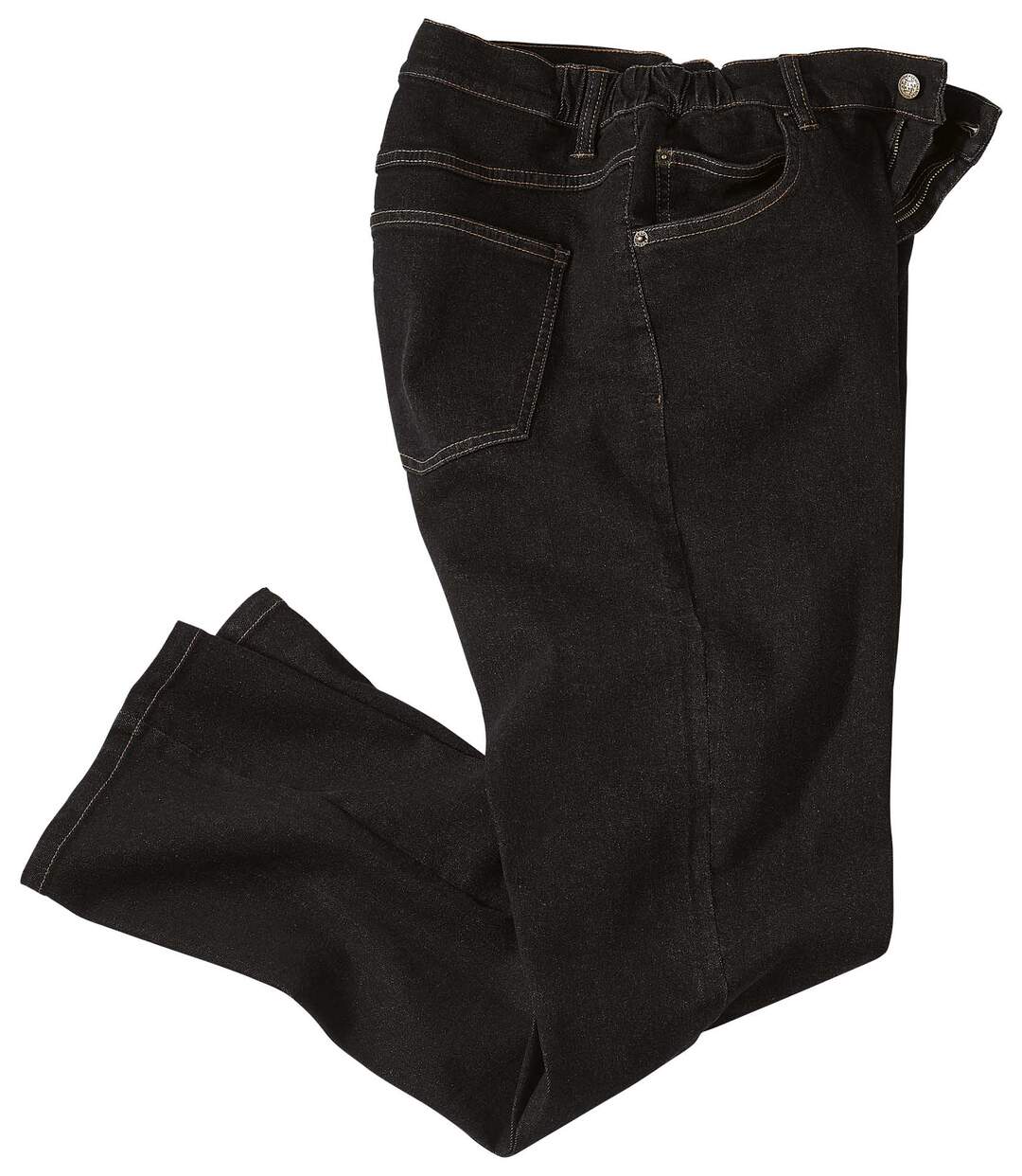Jean Regular Stretch Confort Noir