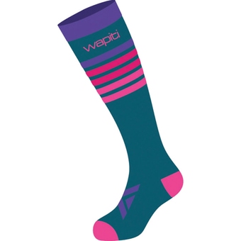 Wapiti Wk04 Merino Comfort Skisocken Petrol Kinder