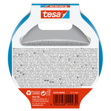 Tesa professional outdoor afplaktape blauw 25 mm x 25 m