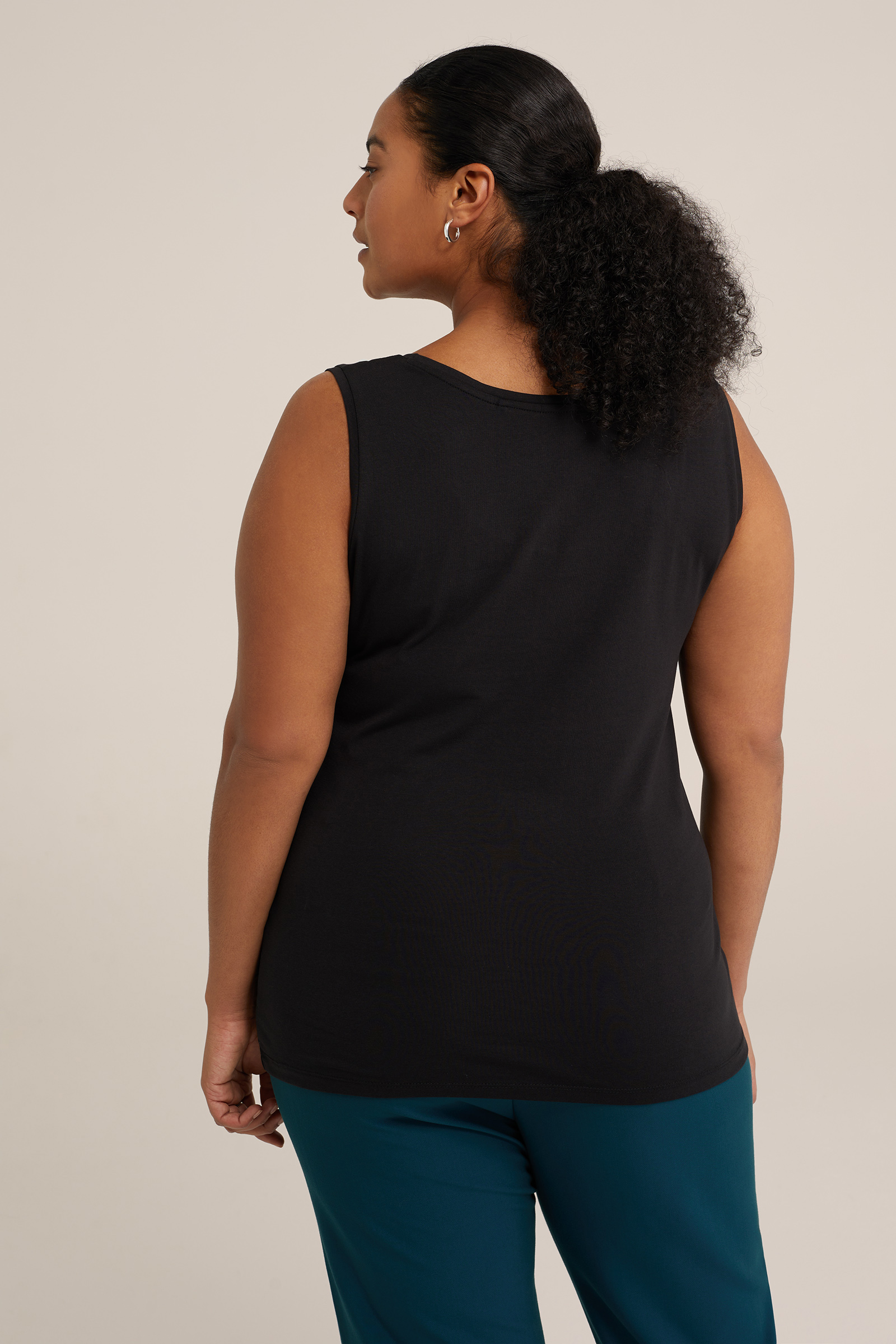 singlet - Curve WE Fashion Zwart