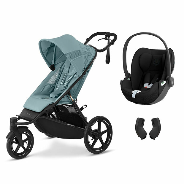 Poussette duo Avi Spin - Stormy blue + Cloud T - Sepia black - CYBEX
