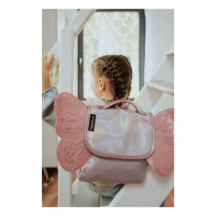 Caramel & Cie Cartable Papillon Irisé | Violet