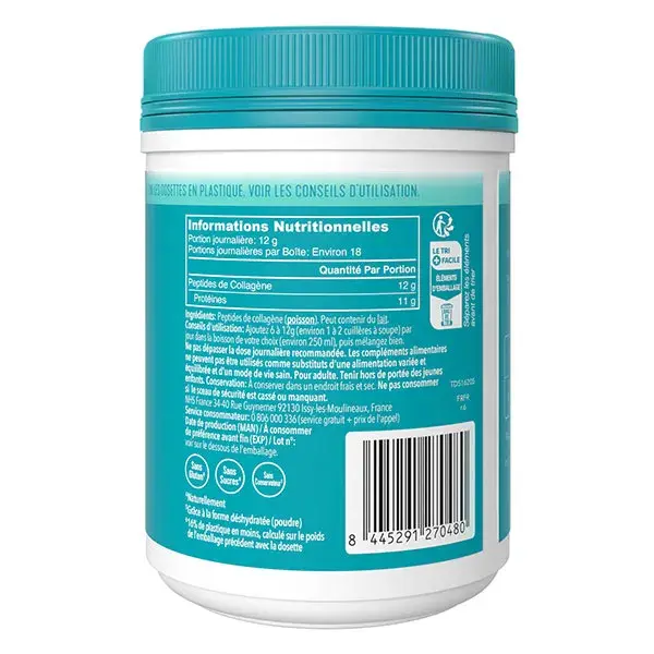 Pó de colágeno marinho Vital Proteins 221g