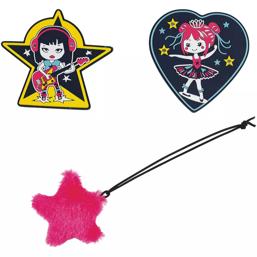 DerDieDas Zubehör Wechselbuttons ErgoFlex. Max & Easy 3tlg. Neon Star