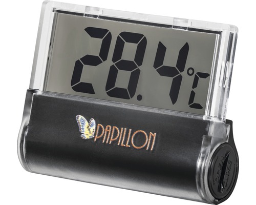 Thermometer AquaParts digitaal zwart/transparant