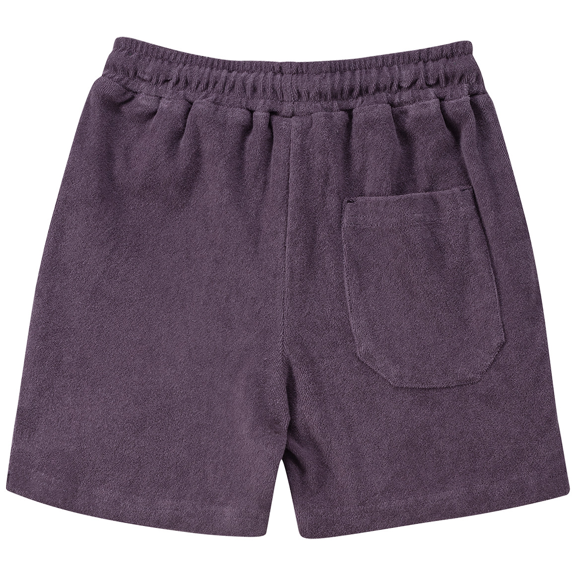 Jonas Nielsen Jungen Frottee-Shorts mit Stickerei dunkellila
