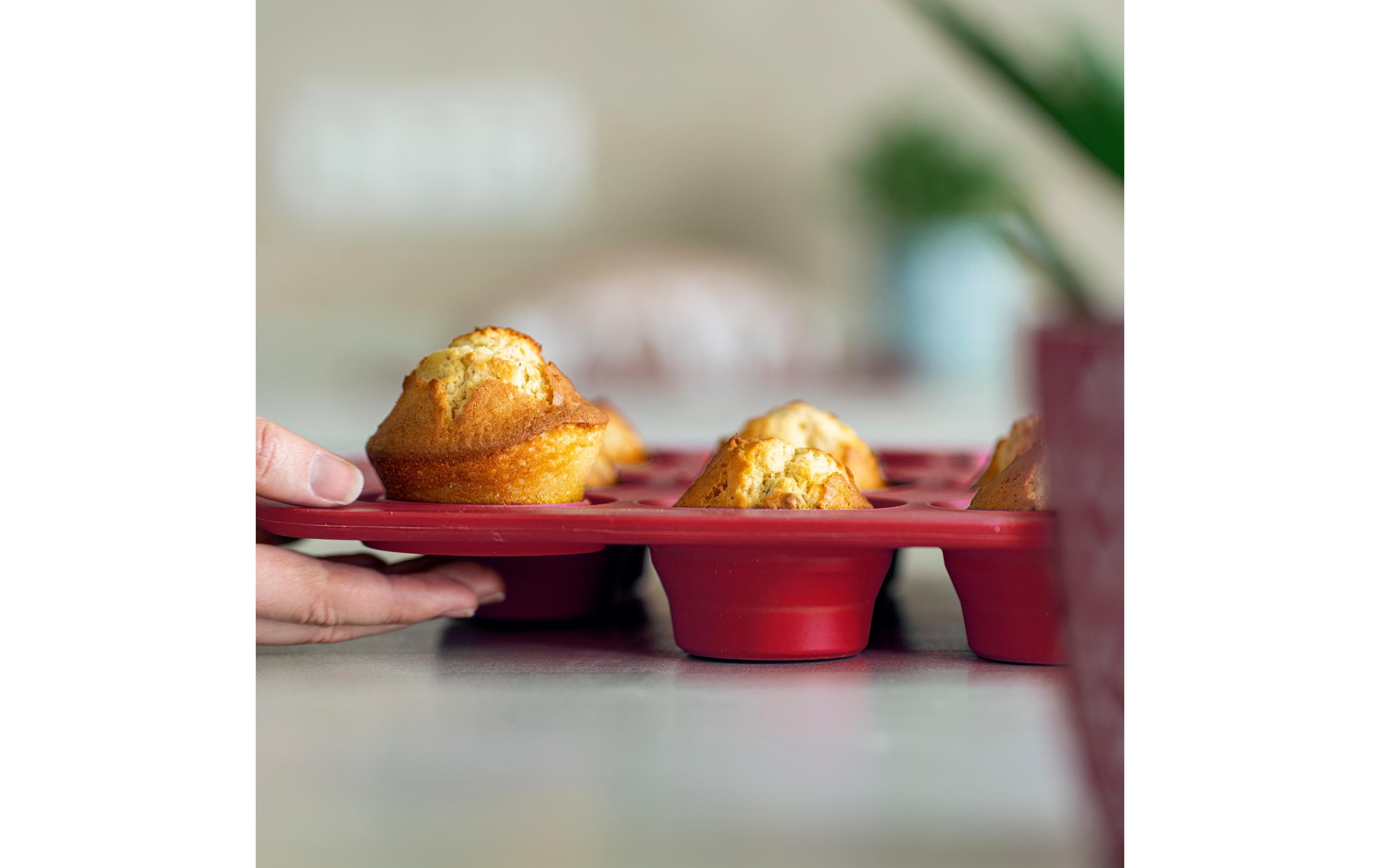 Muffin Backform 12 MuldenFaltbares Muffinblech
